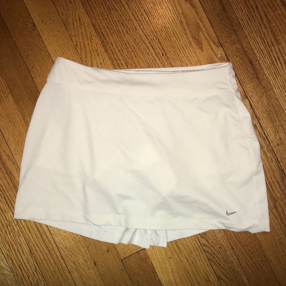 Nike white golf skirt